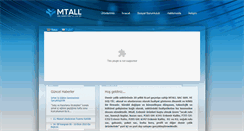 Desktop Screenshot of mtallsac.com.tr